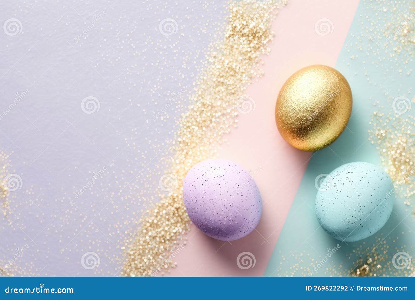 Sparkling Easter Egg Delight. Generative AI Stock Illustration Illustration of easter, green