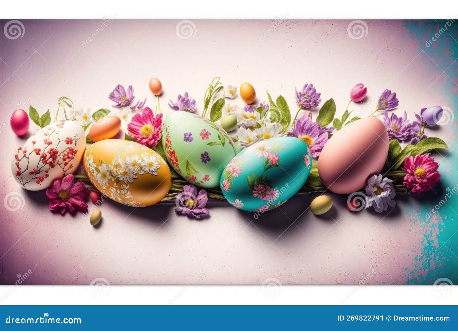 Sparkling Easter Egg Delight. Generative AI Stock Image Image of fresh, celebration 269822791