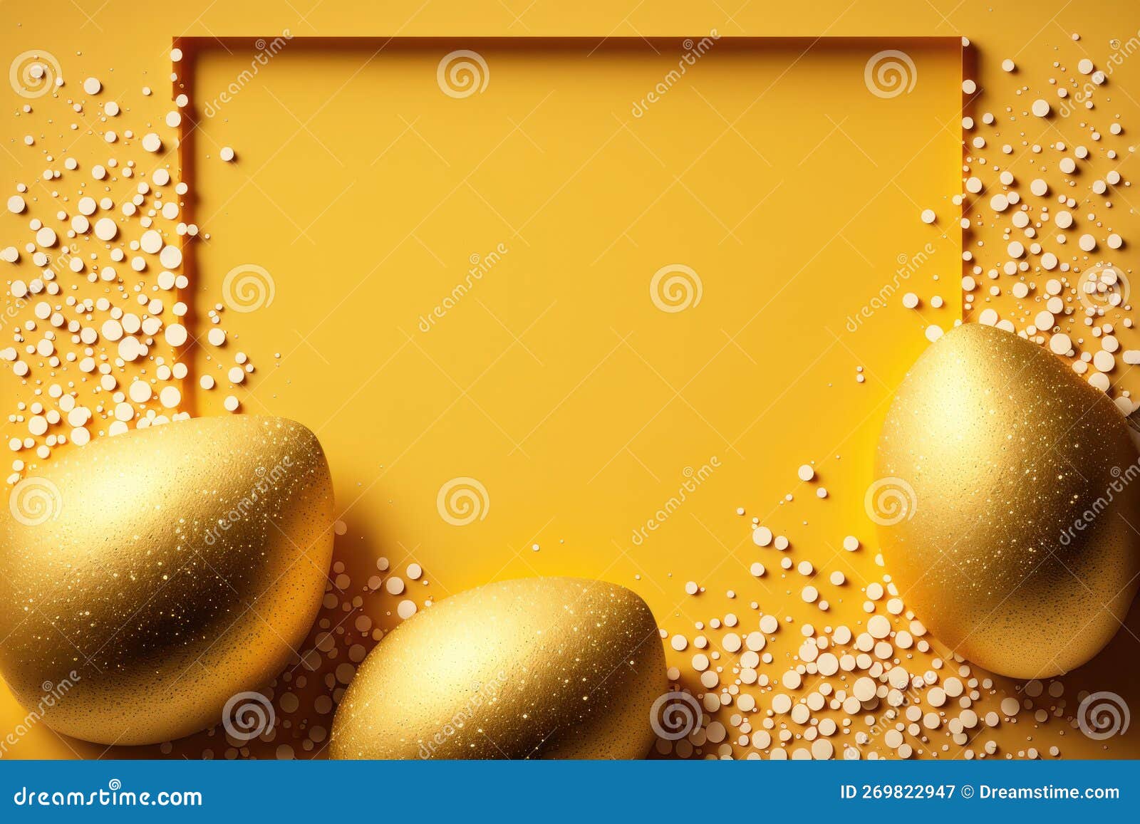 Sparkling Easter Egg Delight. Generative AI Stock Illustration Illustration of gift, season