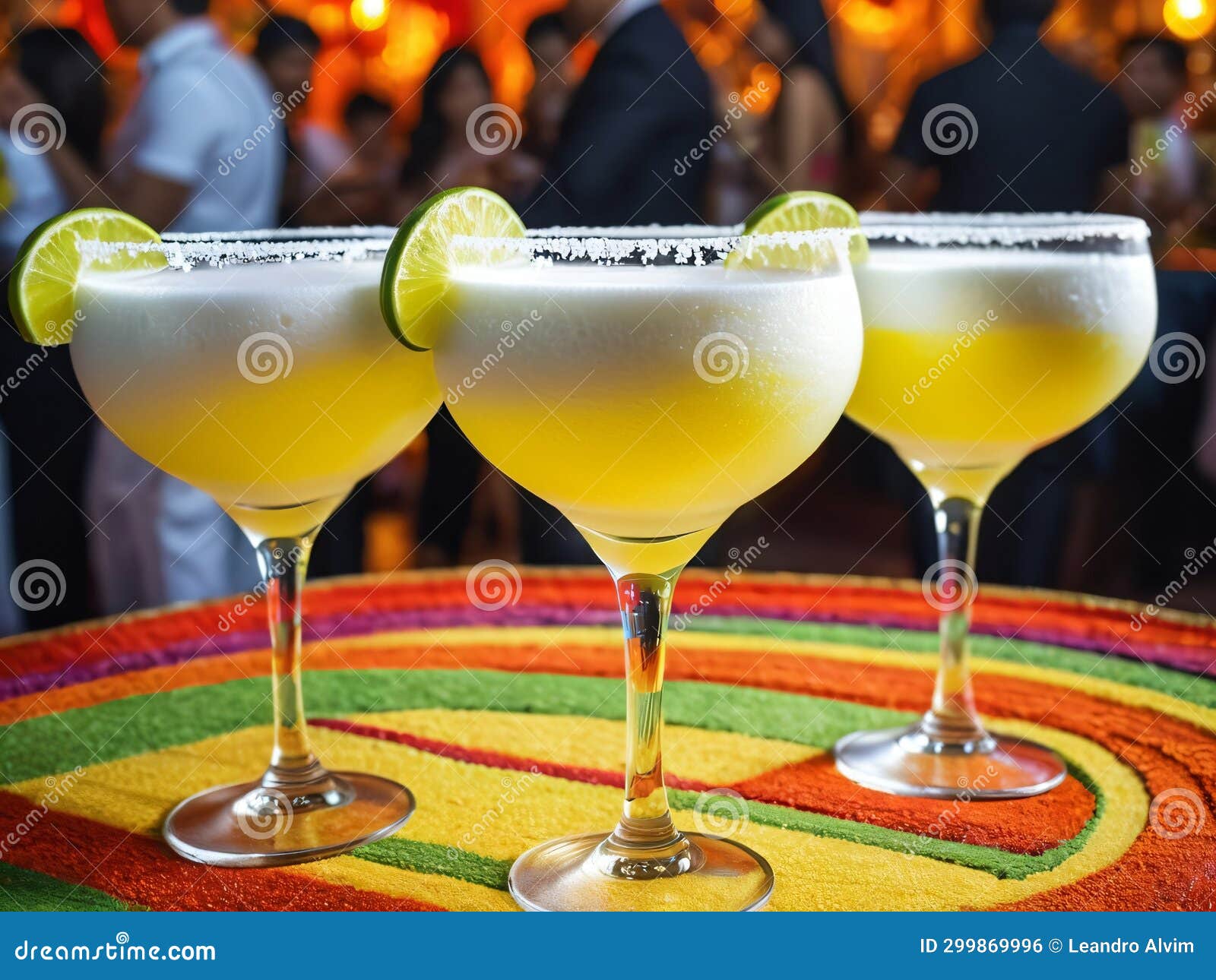Sparkling Pisco Sour Delight at Peruvian New Year S Gala.AI Generated 