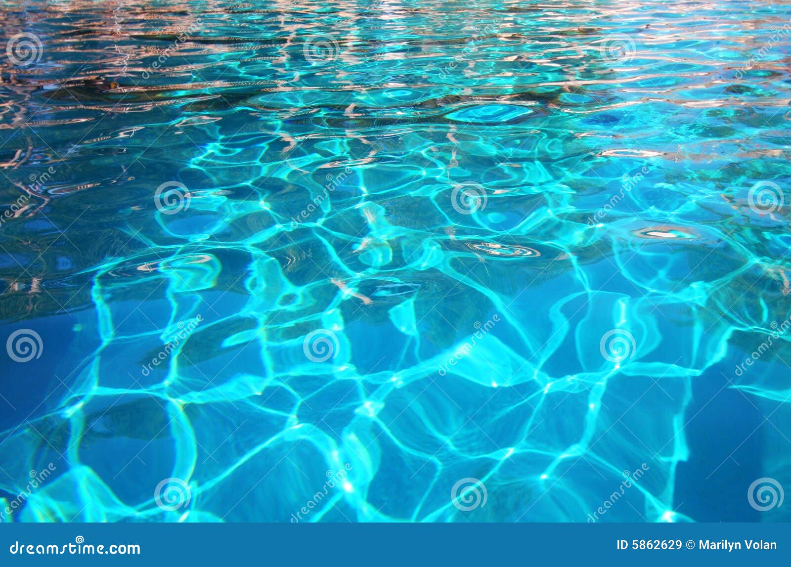 Sparkling Pool Water stock image. Image of cool, recreational 5862629