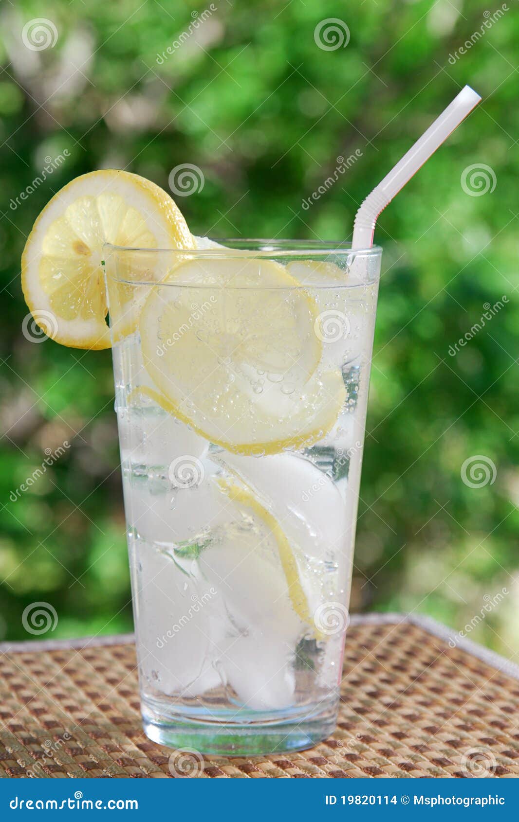 Sparkling water with lemon stock photo. Image of citrus 19820114