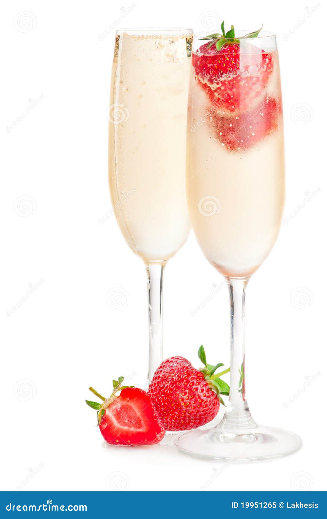 Sparkling Wine (champagne) and Strawberry Stock Image Image of