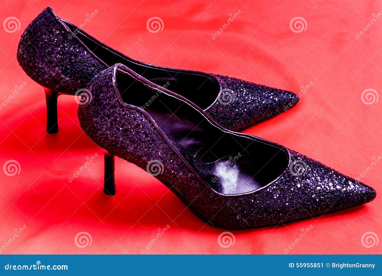Sparkly shoes stock image. Image of glamour, beautiful - 55955851