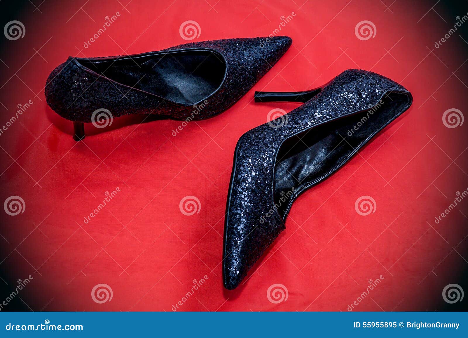 Sparkly shoes stock image. Image of shoes, glamour, footwear - 55955895