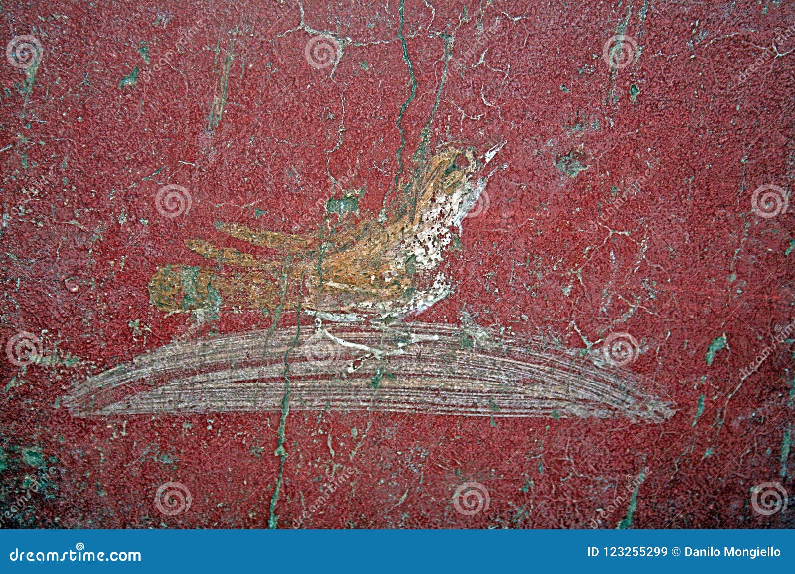 Sparrow fresco stock of ancient, trip, history 123255299