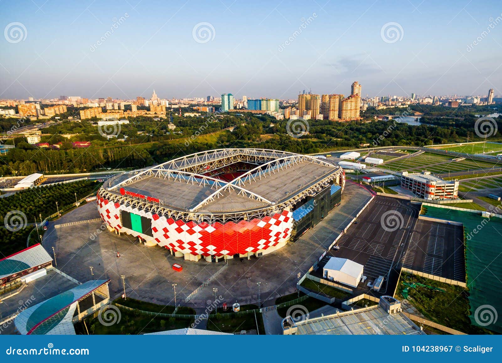 Spartak Stadium (Otkritie Arena) in Moscow – Stock Editorial Photo