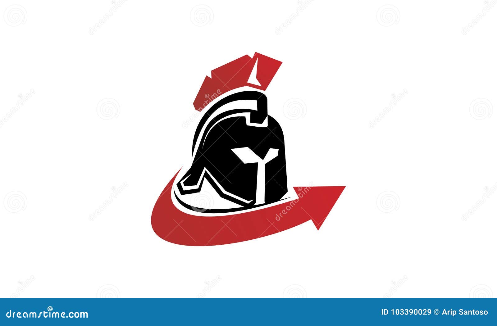 Spartan Arrow Template stock vector. Illustration of fight 103390029