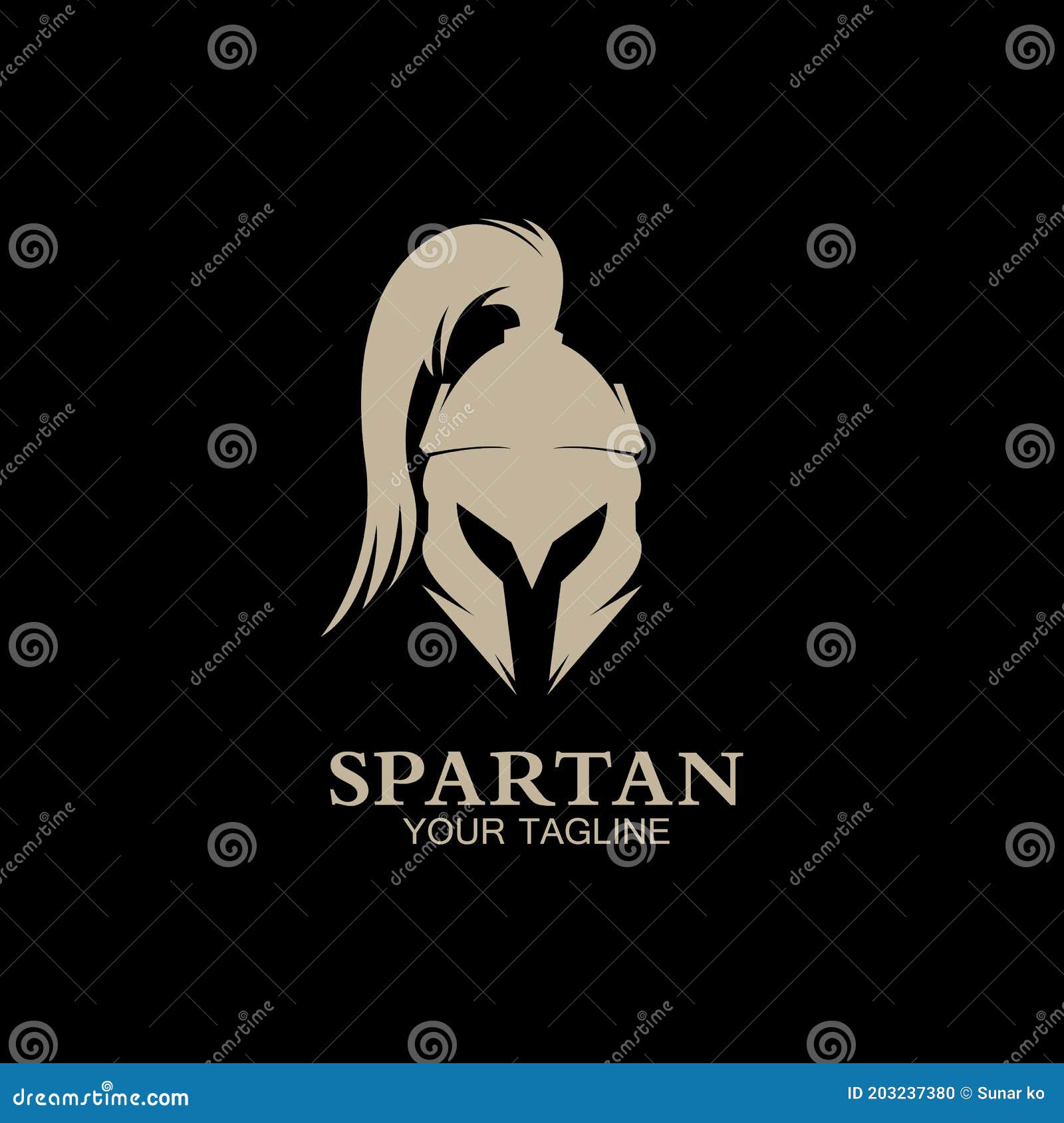 Spartan Logo Icon Designs Vector Stock Vector - Illustration of sparta ...