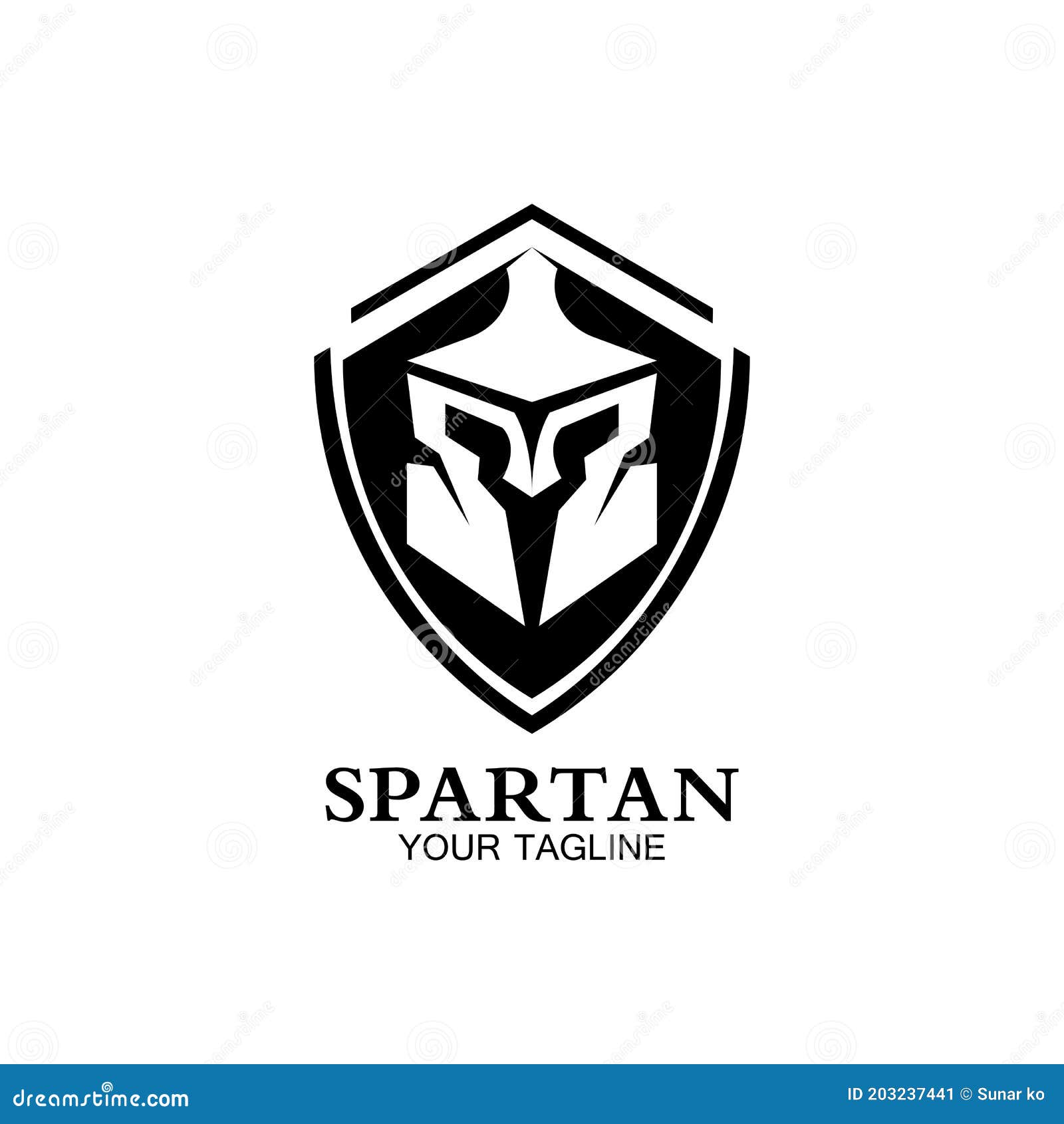 Spartan Logo Icon Designs Vector Stock Vector - Illustration of ancient ...