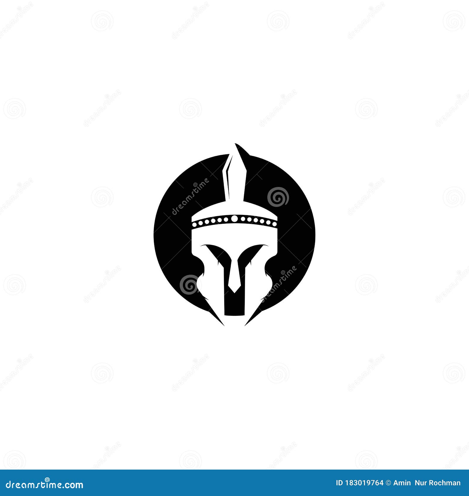 Spartan logo vector stock illustration. Illustration of icon - 183019764