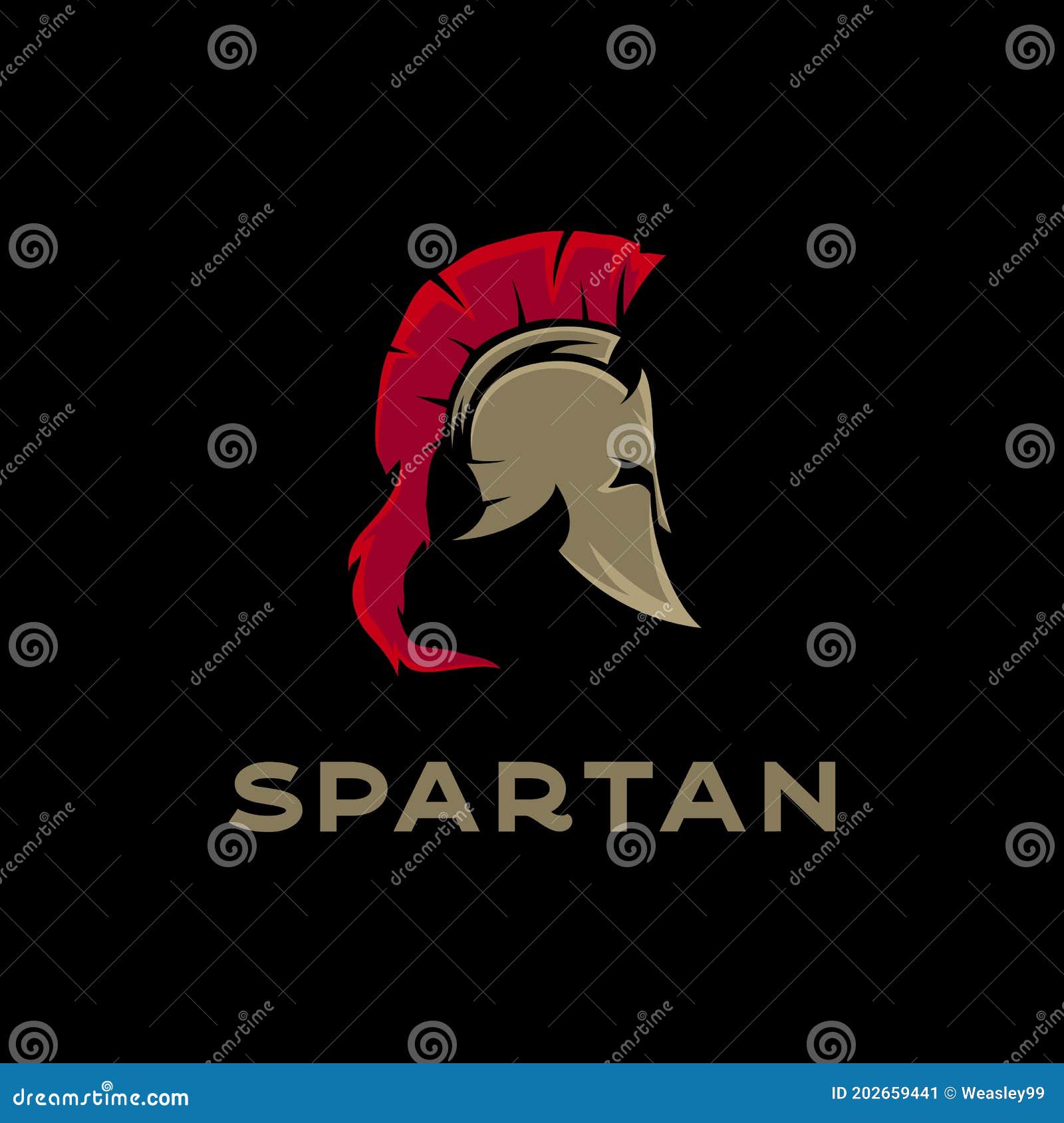 Spartan Sparta Logo, Spartan Helmet Logo Design Vector Stock Vector ...