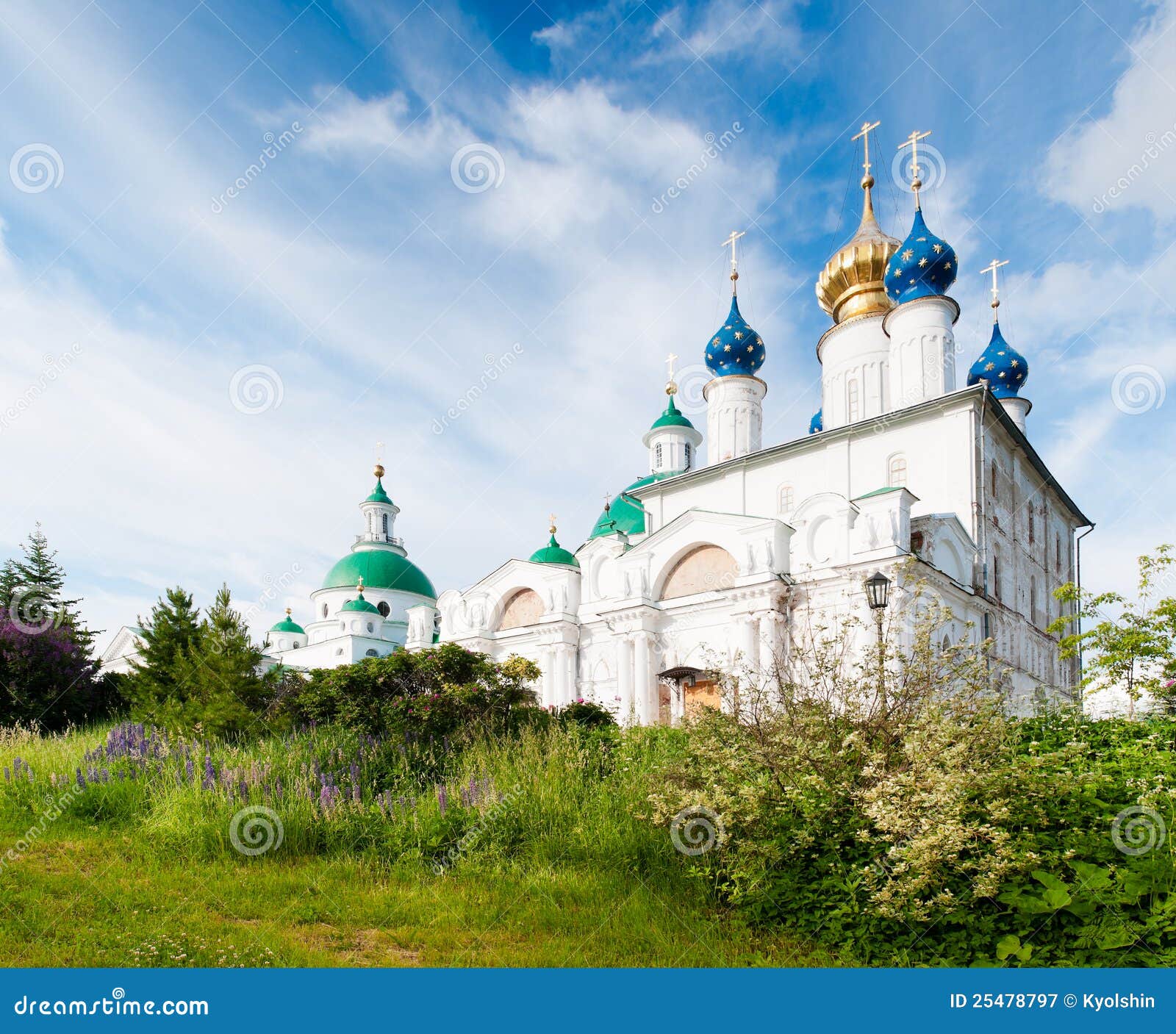 spaso-jakovlevskij monastery in rostov, russia.