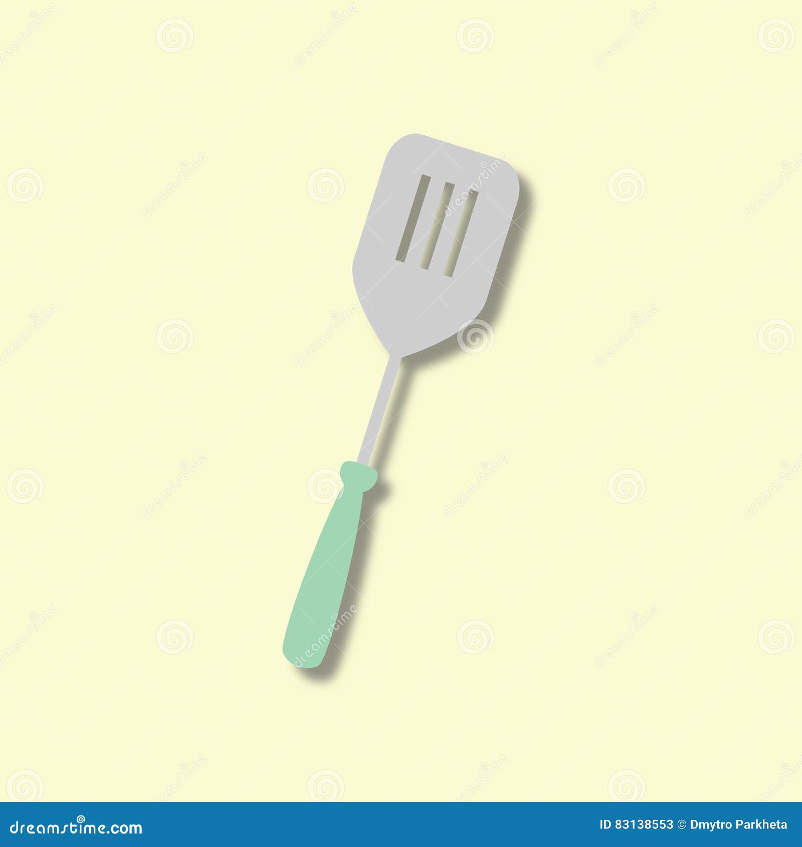 Spatula for pancakes stock vector. Illustration of grill 83138553
