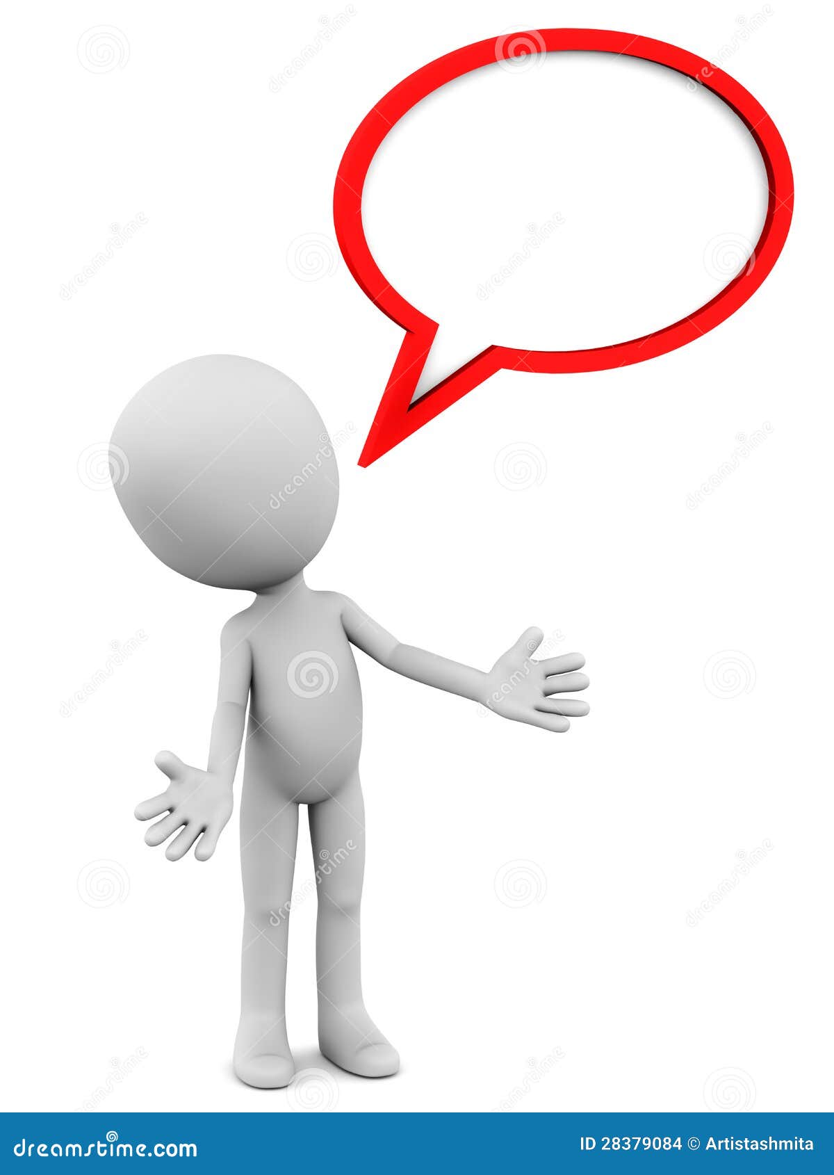 Speak out stock illustration. Illustration of cute, figure 28379084