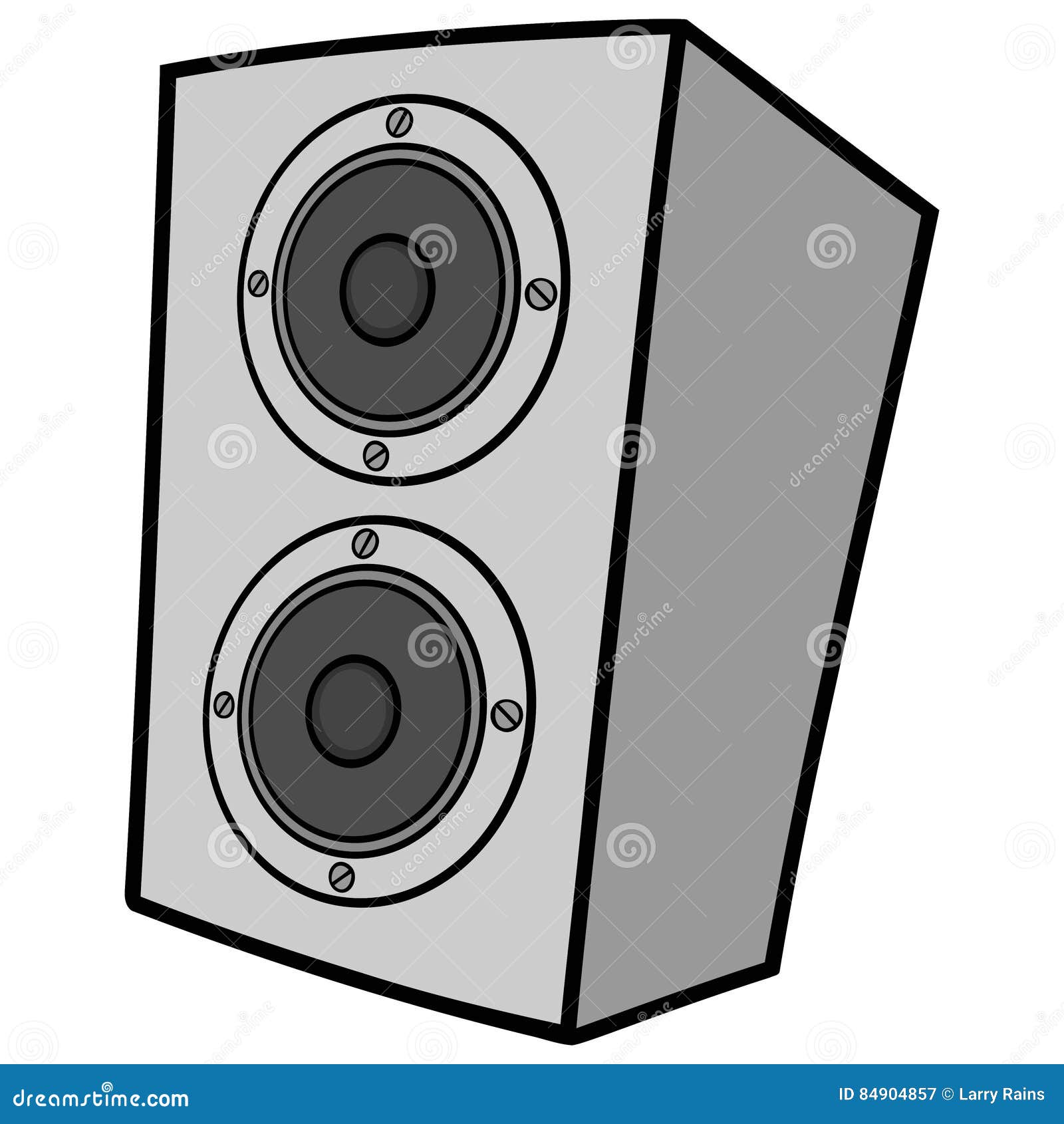 Speaker Cabinet Illustration Stock Vector Illustration Of Volume