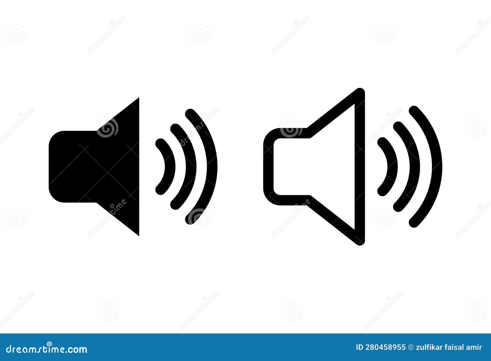 Speaker Icon . Volume Icon Vector. Loudspeaker Icon Vector. Sound ...