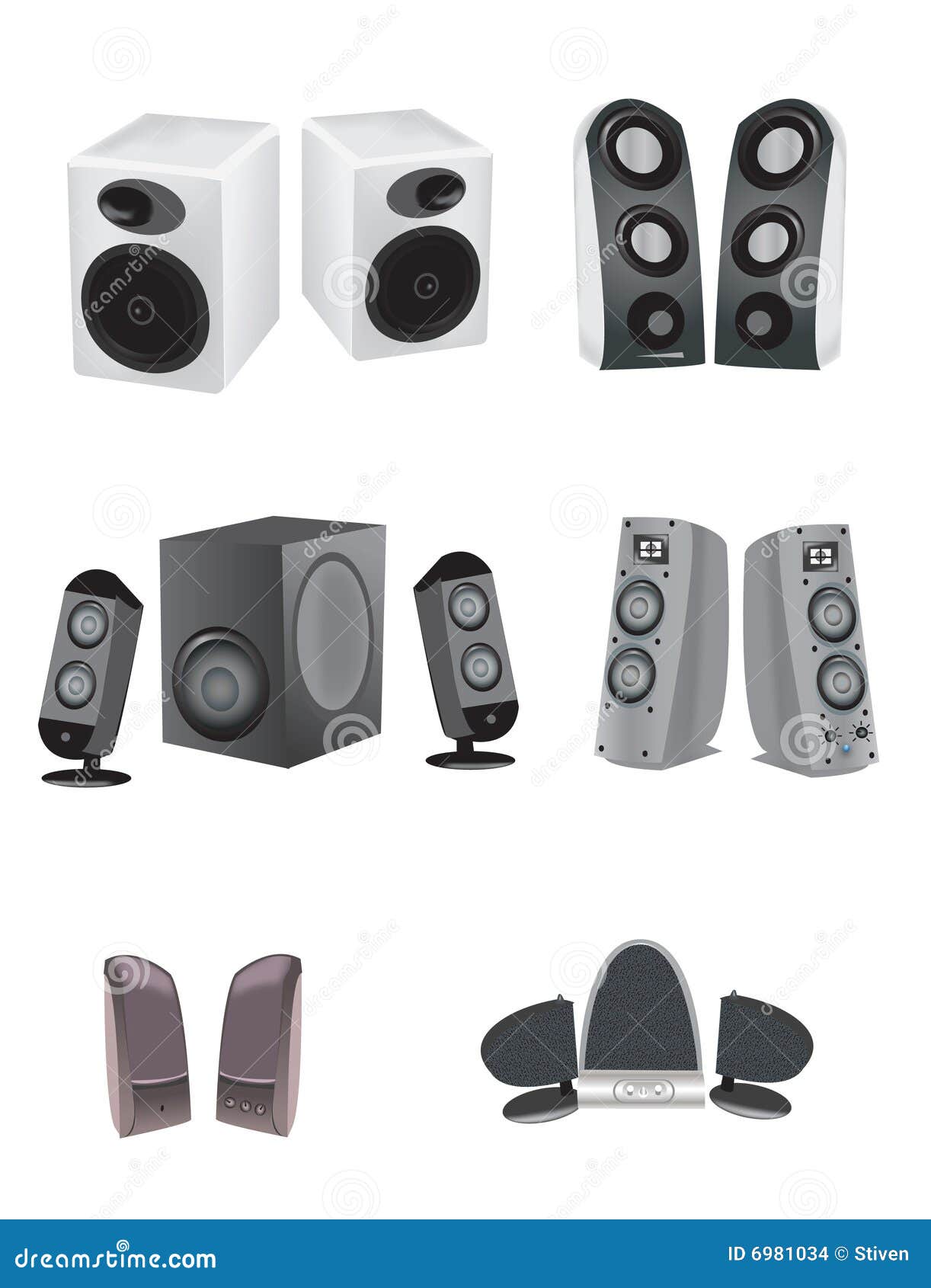 types of speakers