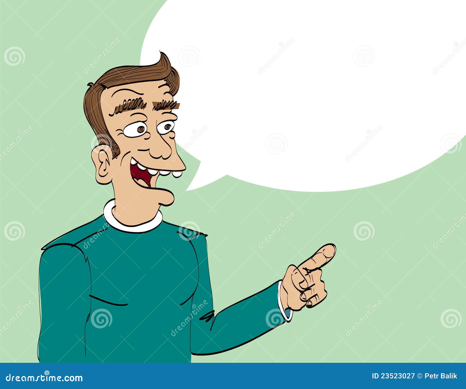Speaking man stock illustration. Illustration of dialogue 23523027