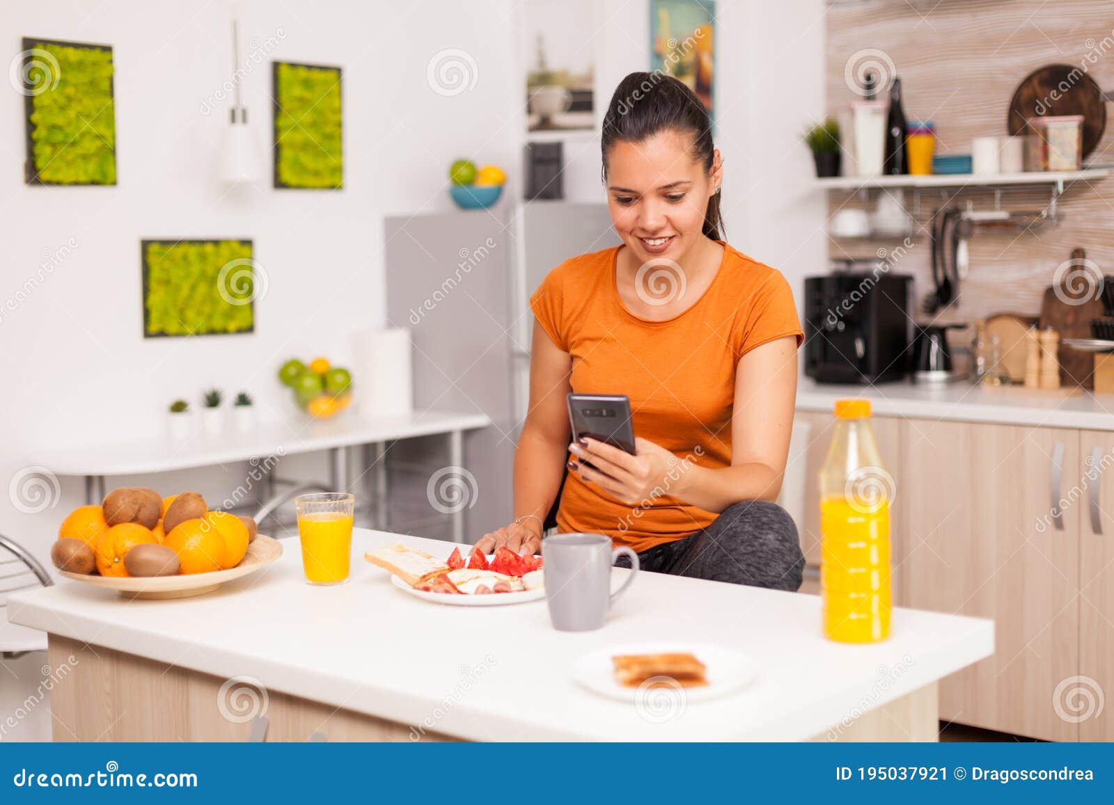 Speaking on in the Stock Image - Image of apartment, lifestyle: 195037921