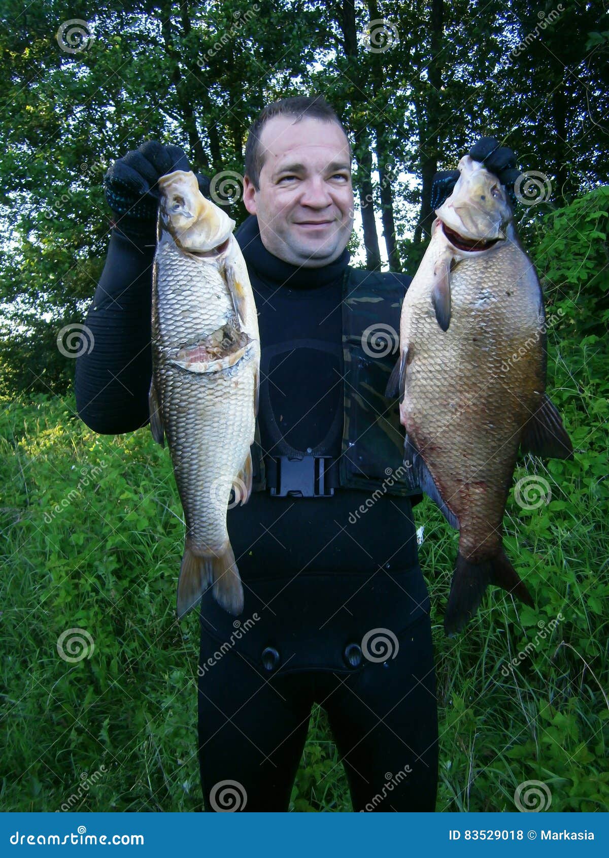 Spear Fishing Carp Stock Photos - Free & Royalty-Free Stock Photos