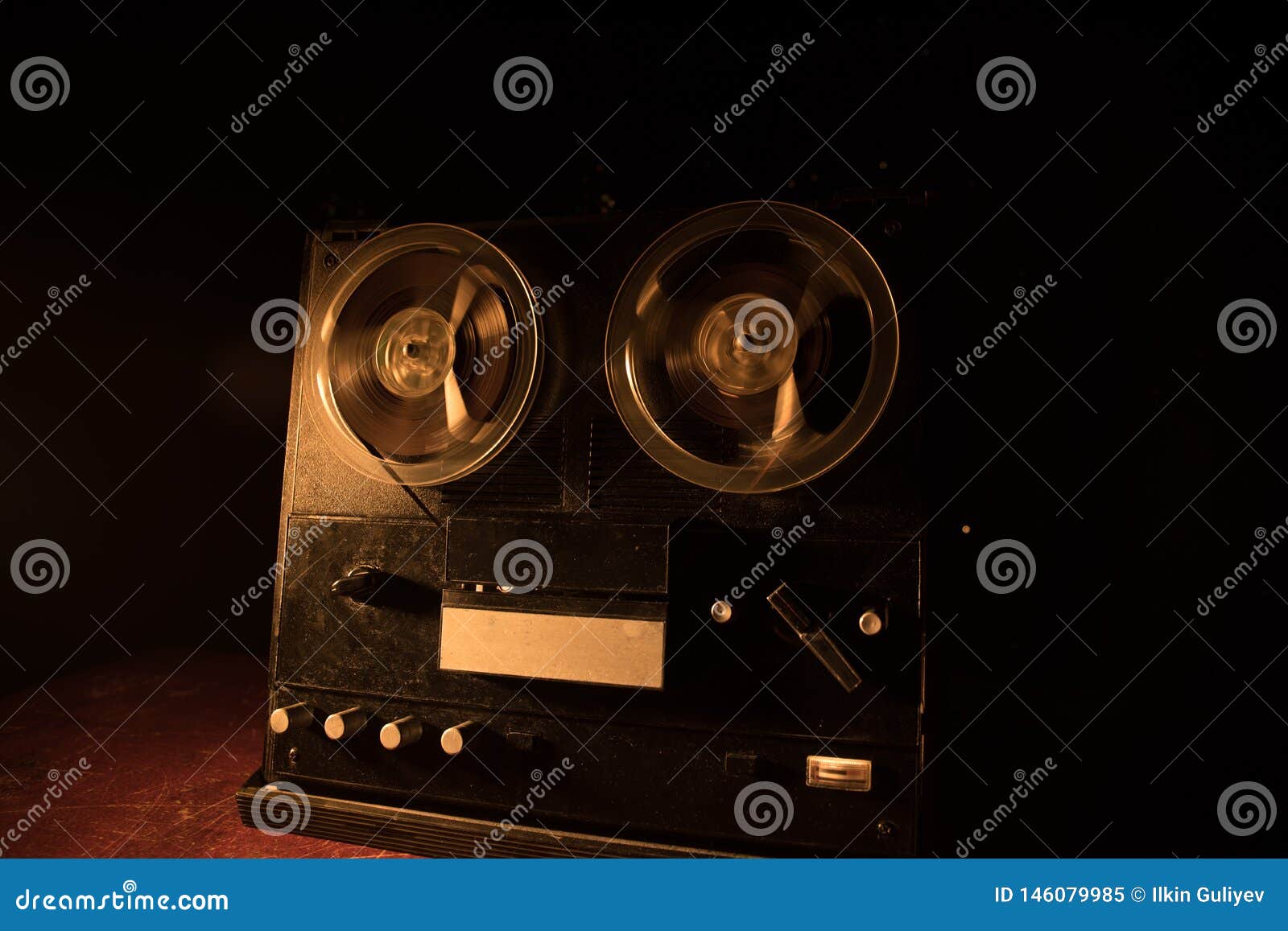 Special Agent Intelligence Officer Listens To Conversations and Records on  a Reel To Reel Tape Recorder 3 Stock Image - Image of service, private:  146079985