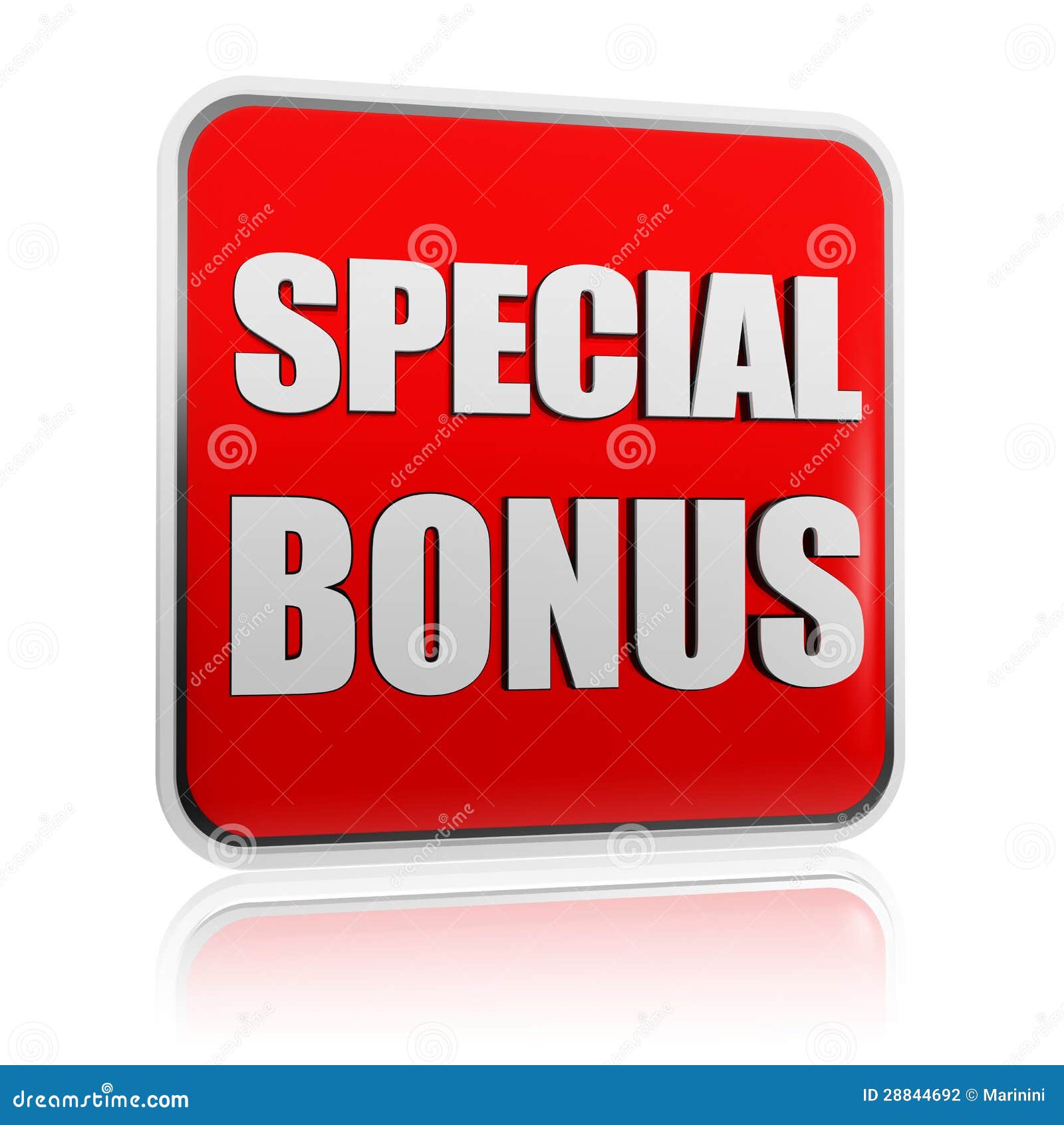 Special Bonus in Red Banner Stock Illustration Illustration of banner