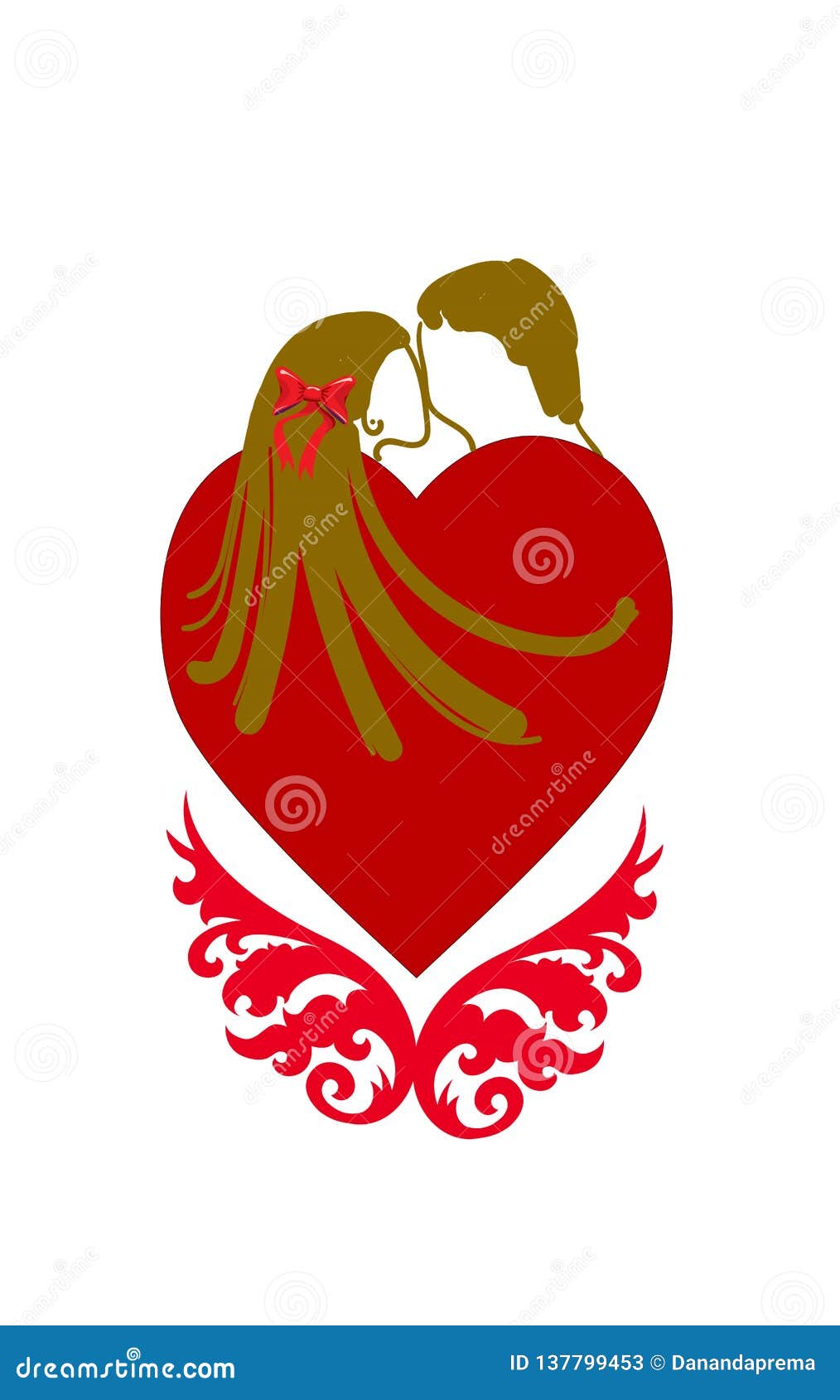 The Special Day for Couples Stock Vector Illustration of date, design