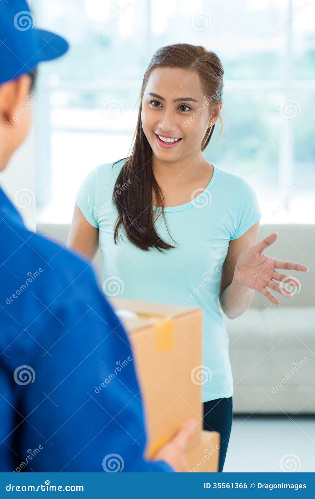 Special delivery stock photo. Image of cheerful, joyful 35561366