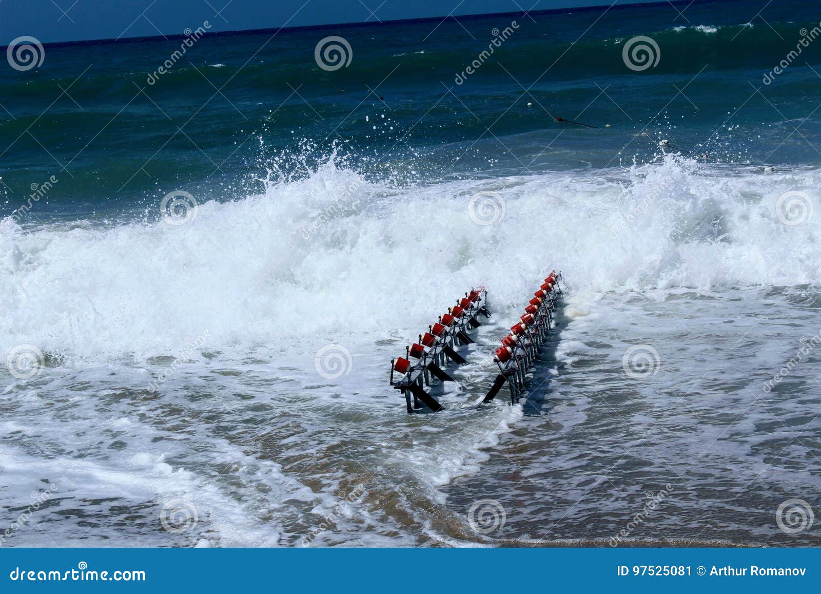 Special Device for Launching Jet Ski To the Water Stock Image Image of sport, wave 97525081