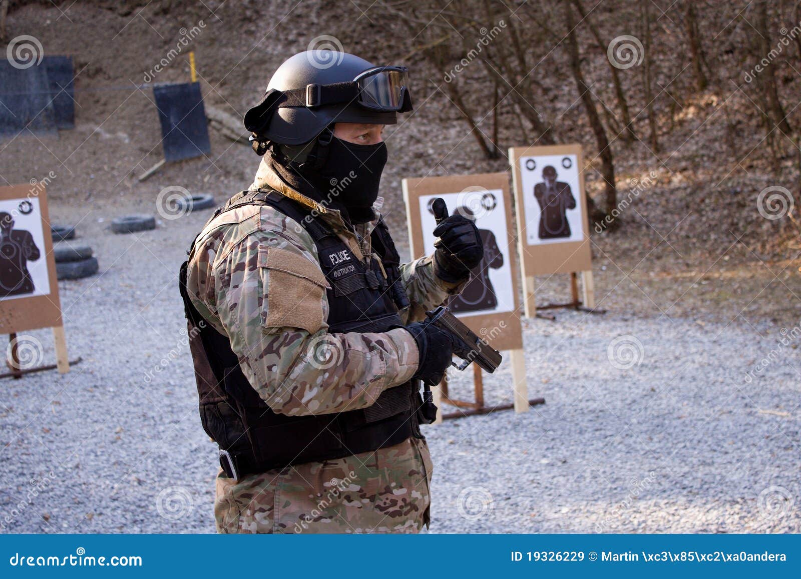 Special Forces instructor stock image. Image of uniform 19326229