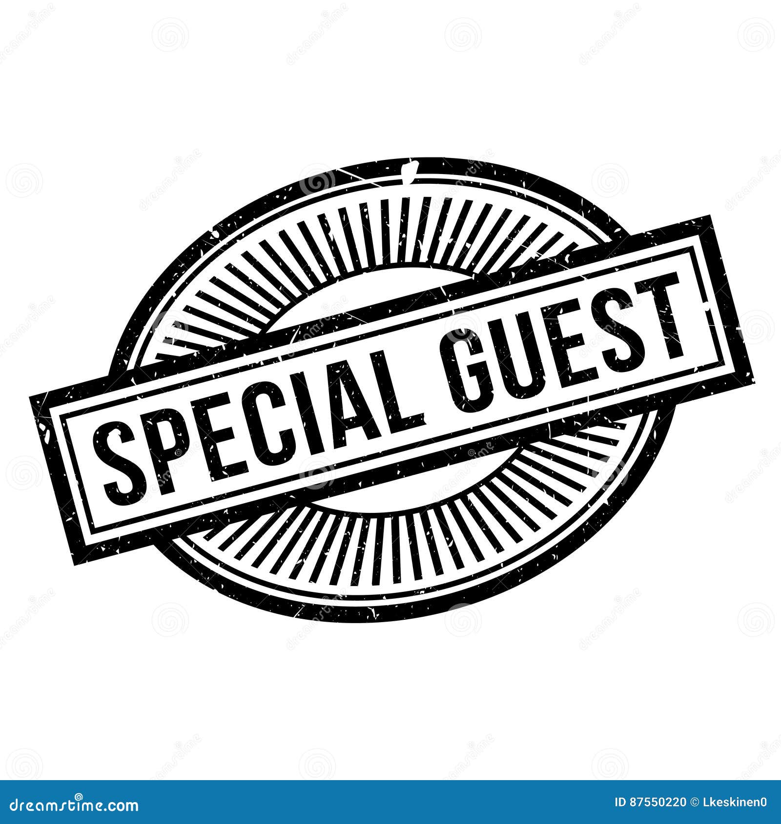 Special Guest rubber stamp stock vector. Illustration of sign - 87550220