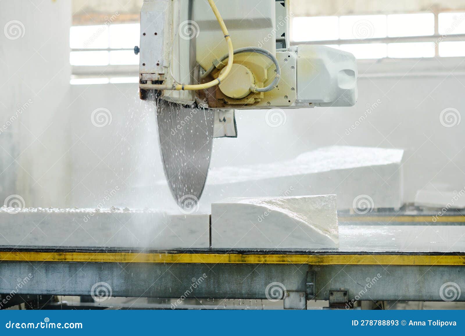 Special Lathe for Cutting Stones Stock Image Image of cutting