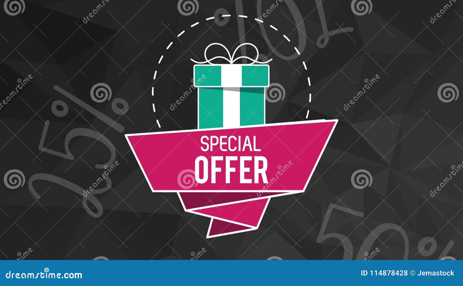 Special Offer Sales with Gift Box HD Animation Stock Footage - Video of  concept, design: 114878428