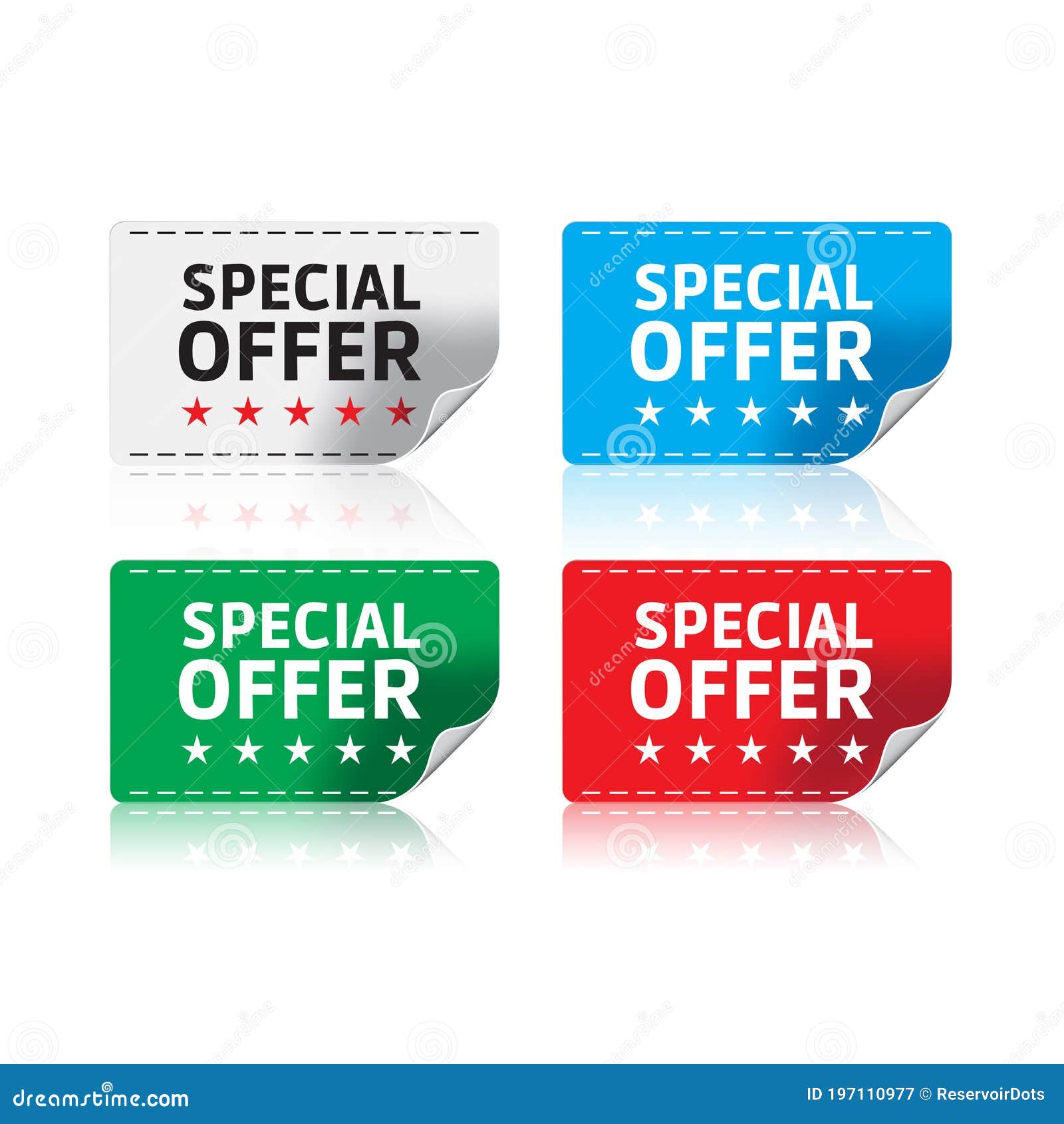 special offer stickers