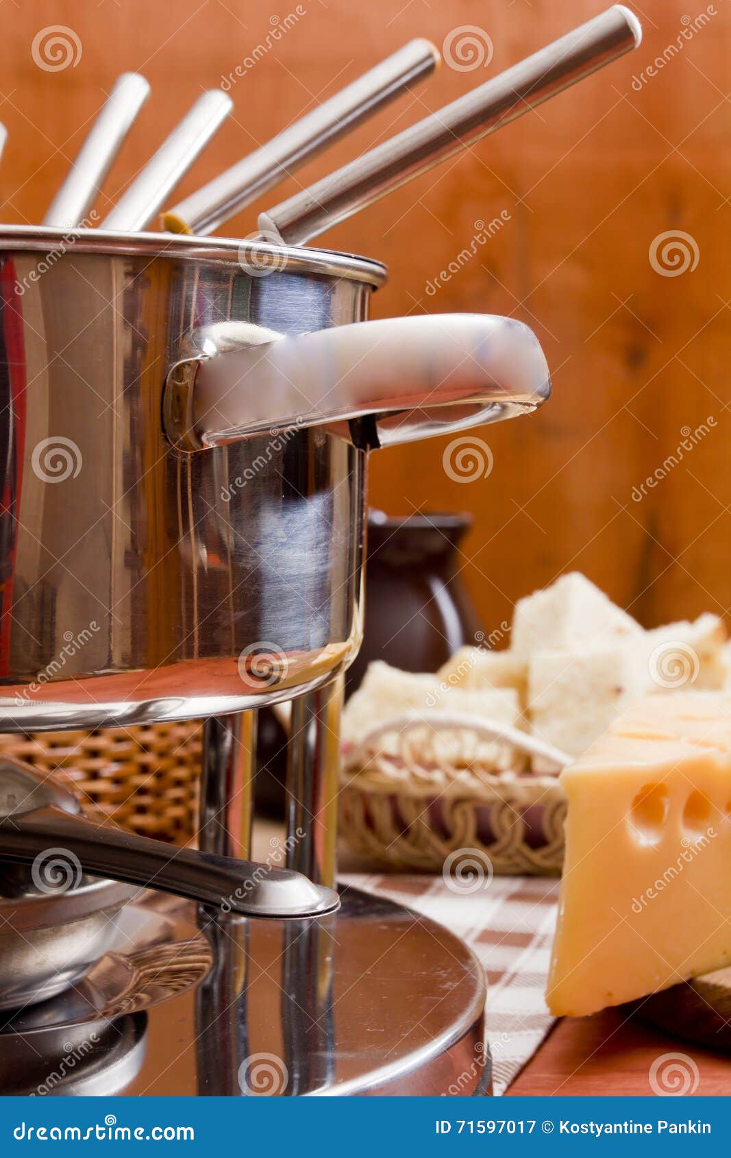 Special Set of Utensils for Fondue Stock Image Image of empty, gourmet 71597017