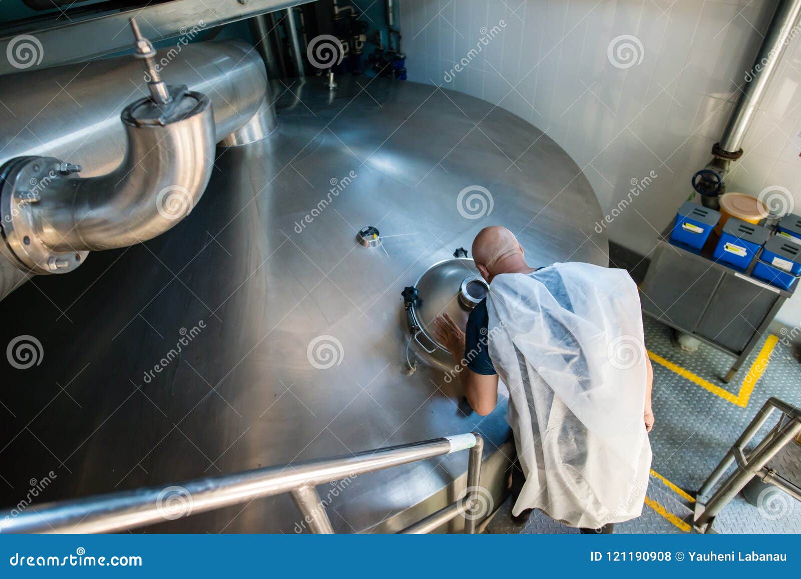 Specialist Brewer Controls the Process of Beer Fermentation Editorial