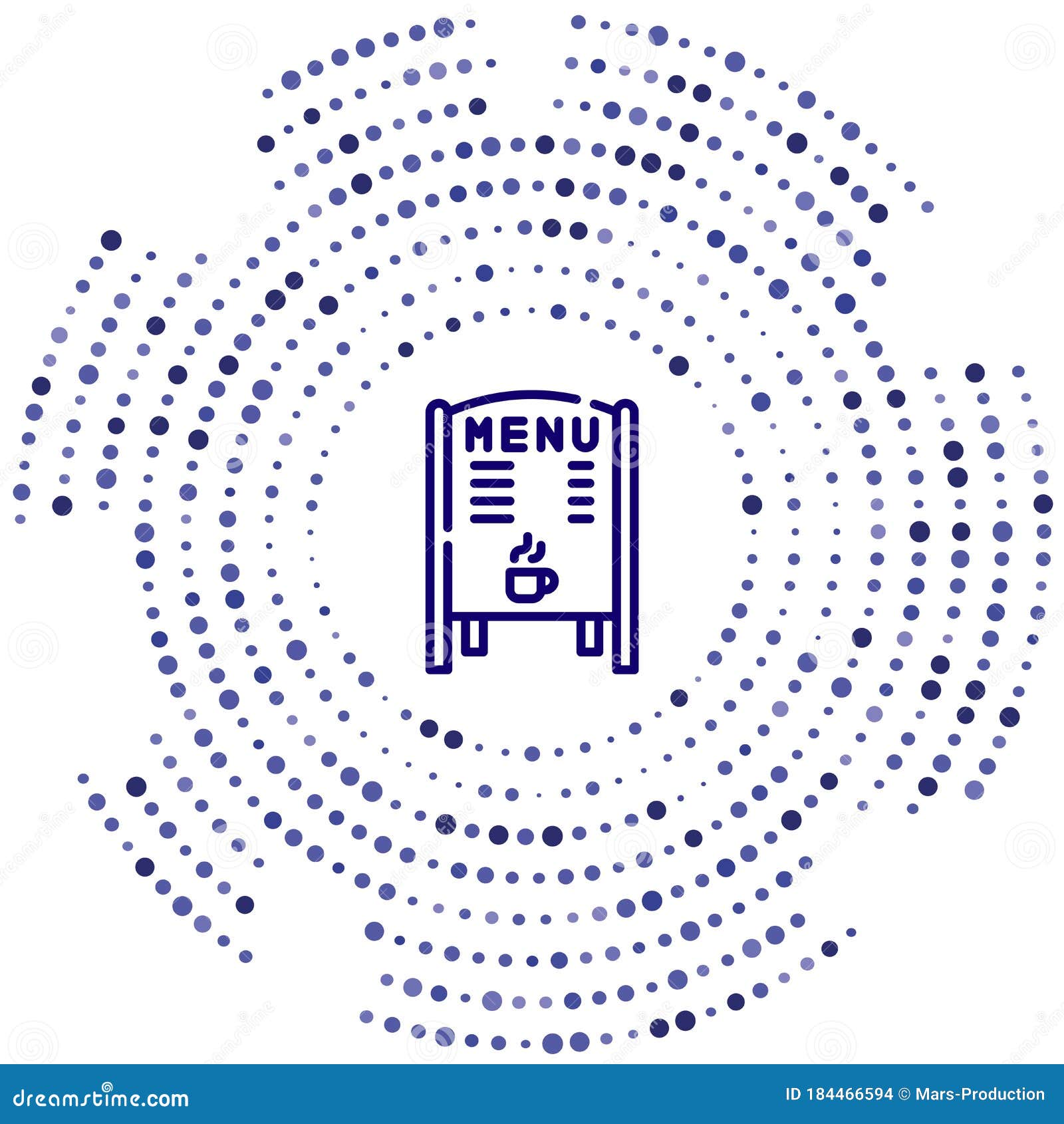 Daily Specials Board Vector Icon. daily Specials Board Editable Stroke