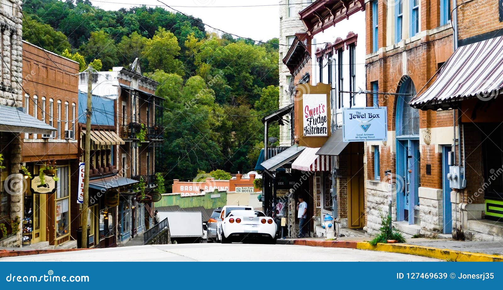 Specialty Shops Line the Winding Streets of Downtown Eureka Springs