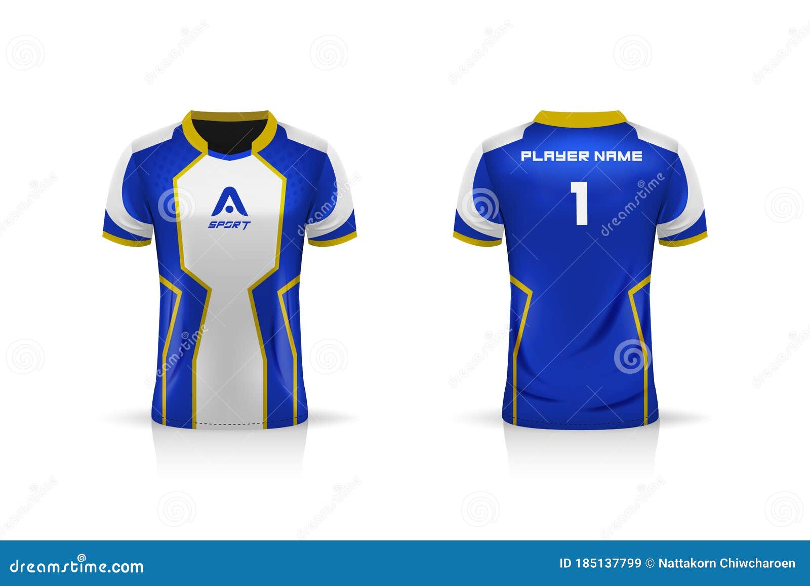 Specification Soccer Sport , Esport Gaming T Shirt Jersey Template ...