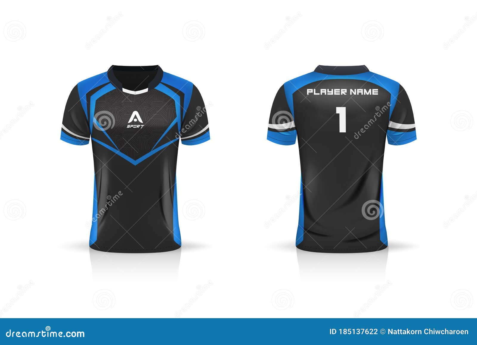 Specification Soccer Sport , Esport Gaming T Shirt Jersey Template ...