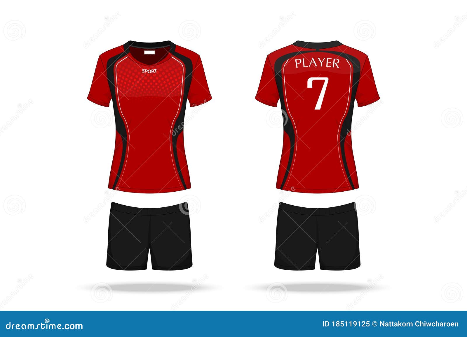 Download Specification Volleyball Jersey Isolated On White ...