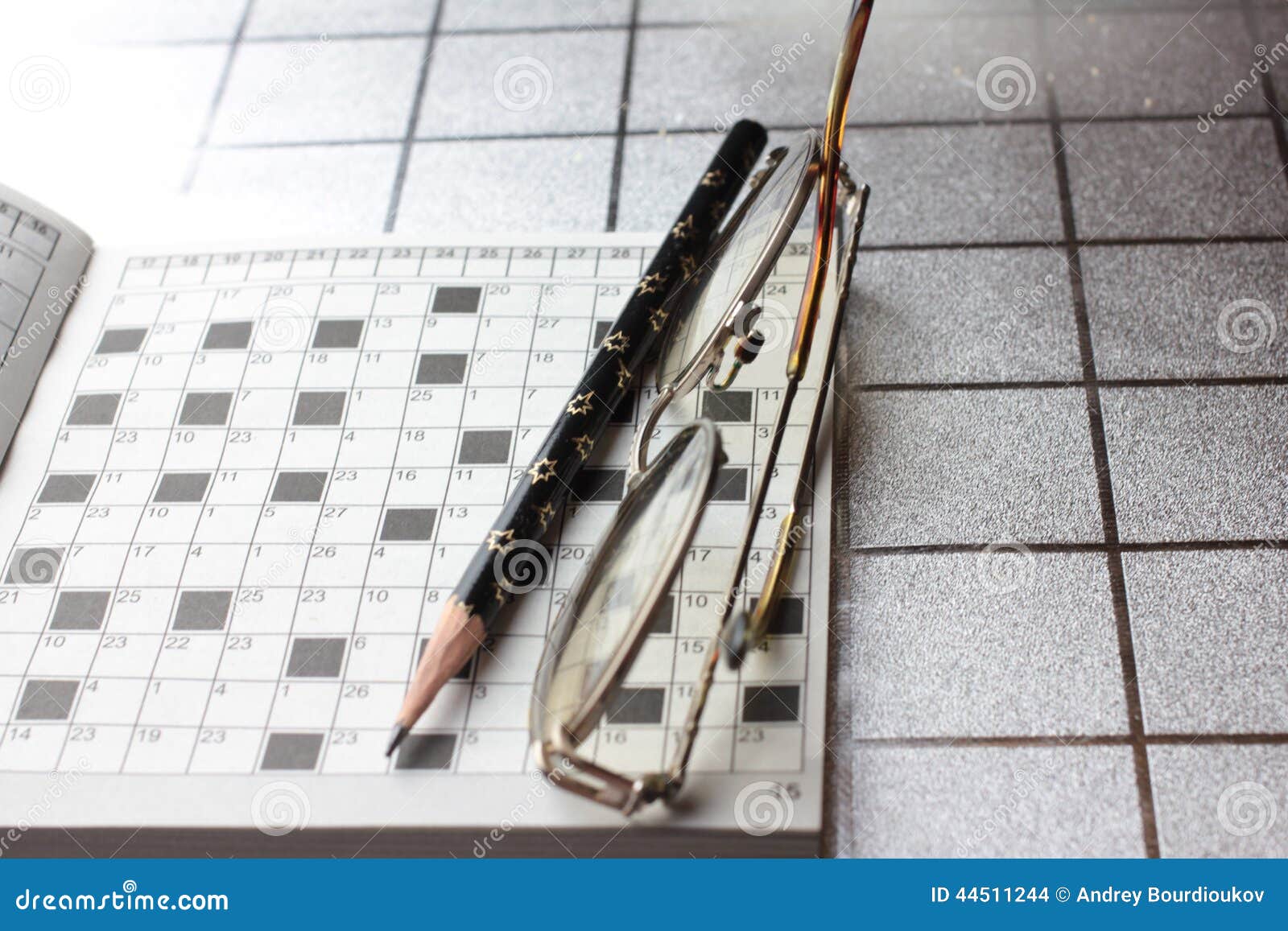 Pencil On A Crossword Puzzle Stock Photography CartoonDealer com Pencil On A Crossword Puzzle Stock Photography CartoonDealer com