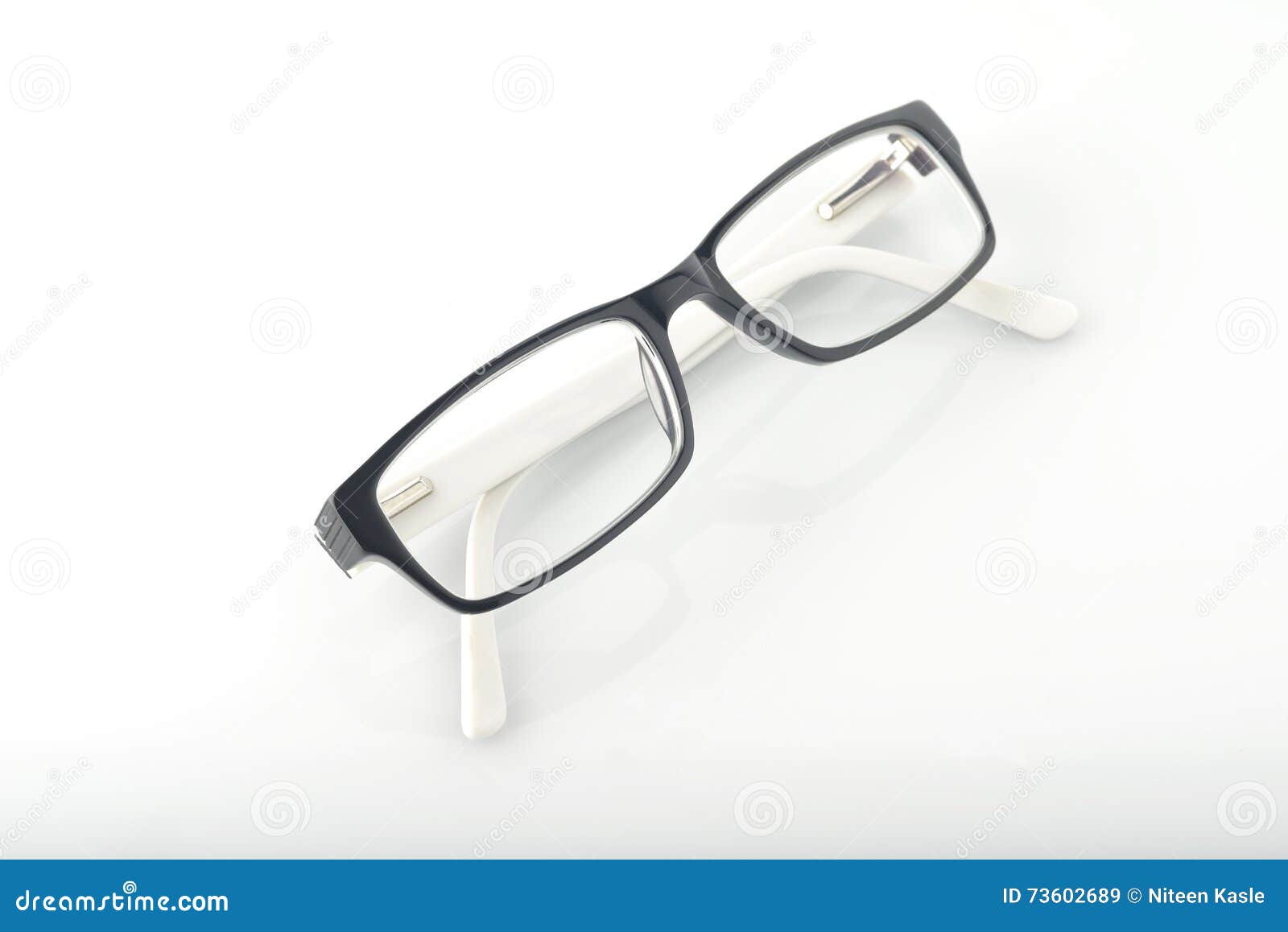 Spectacles on White Background Stock Image - Image of glasses ...