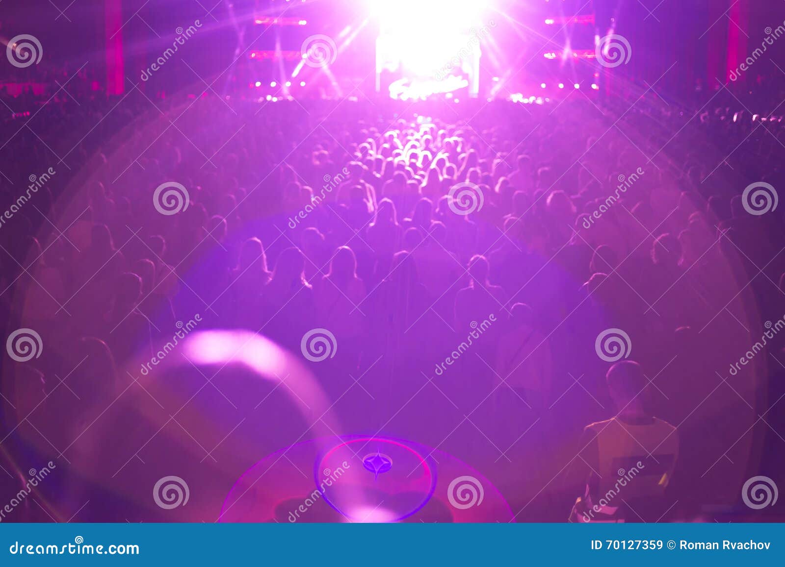 Spectators in the Large Concert Hall. Stock Image - Image of emotional ...