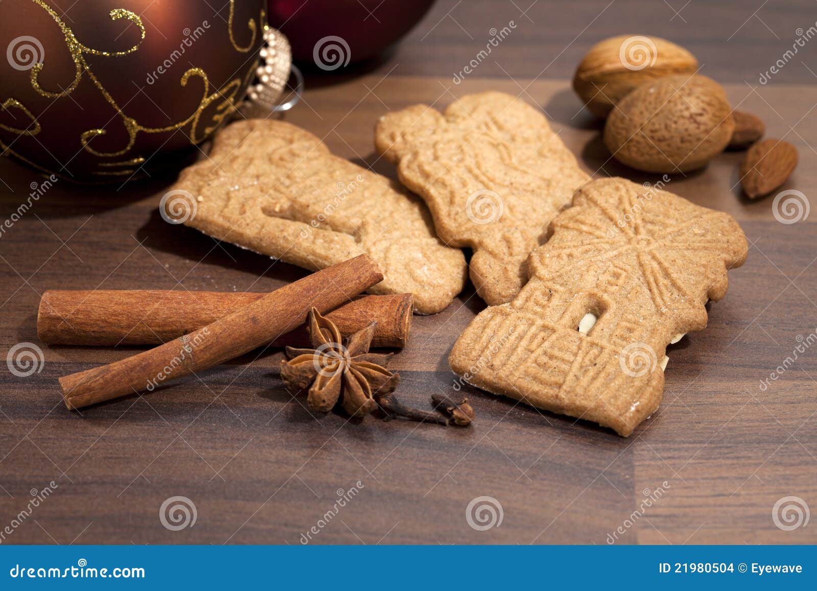 Speculaas Biscuits and Ingredients Stock Photo Image of sweet