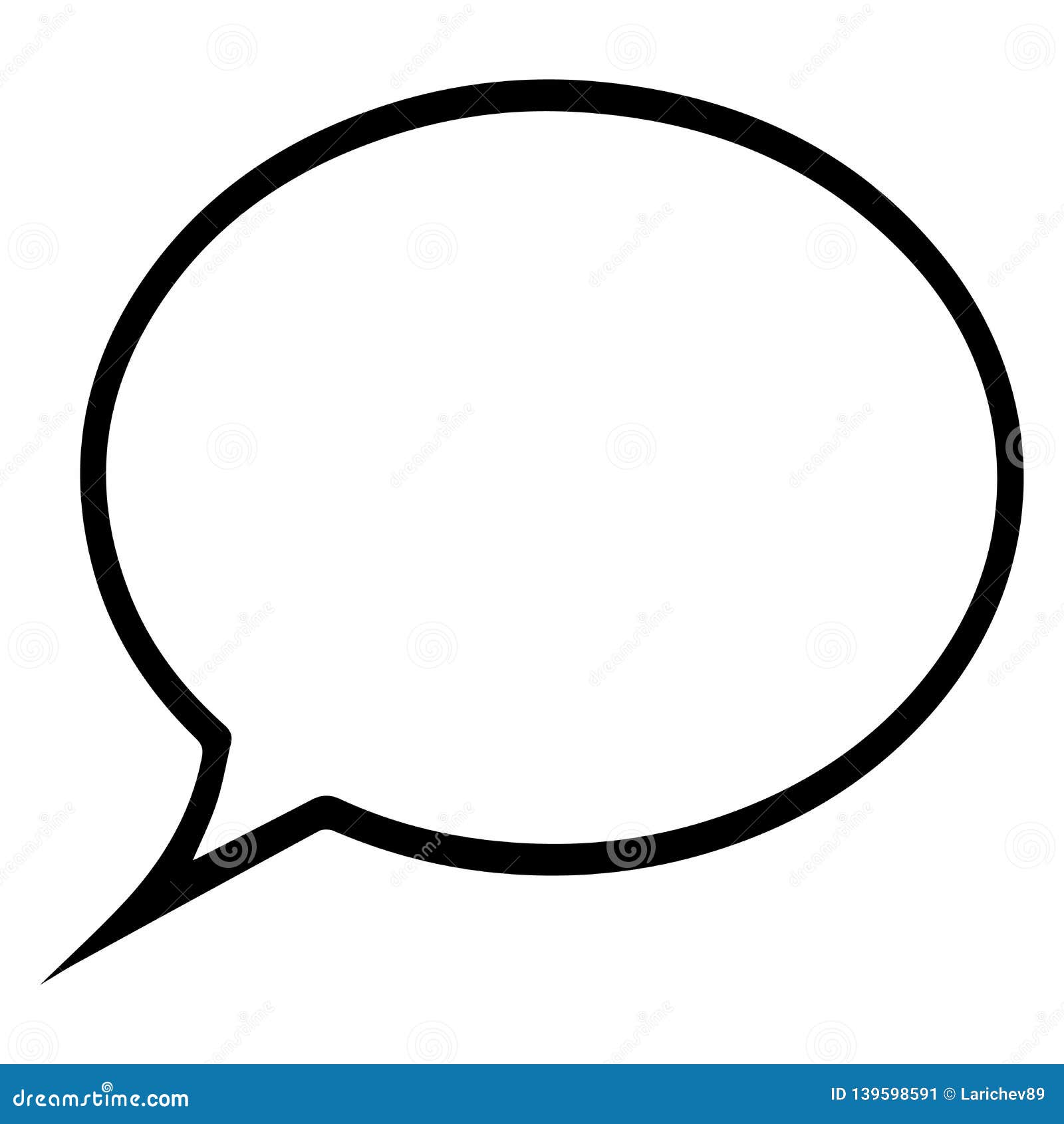 Speech Bubble Speech Balloon Chat Bubble Line Art Vector Icon For Apps And Websites Stock Illustration Illustration Of Design Communicate