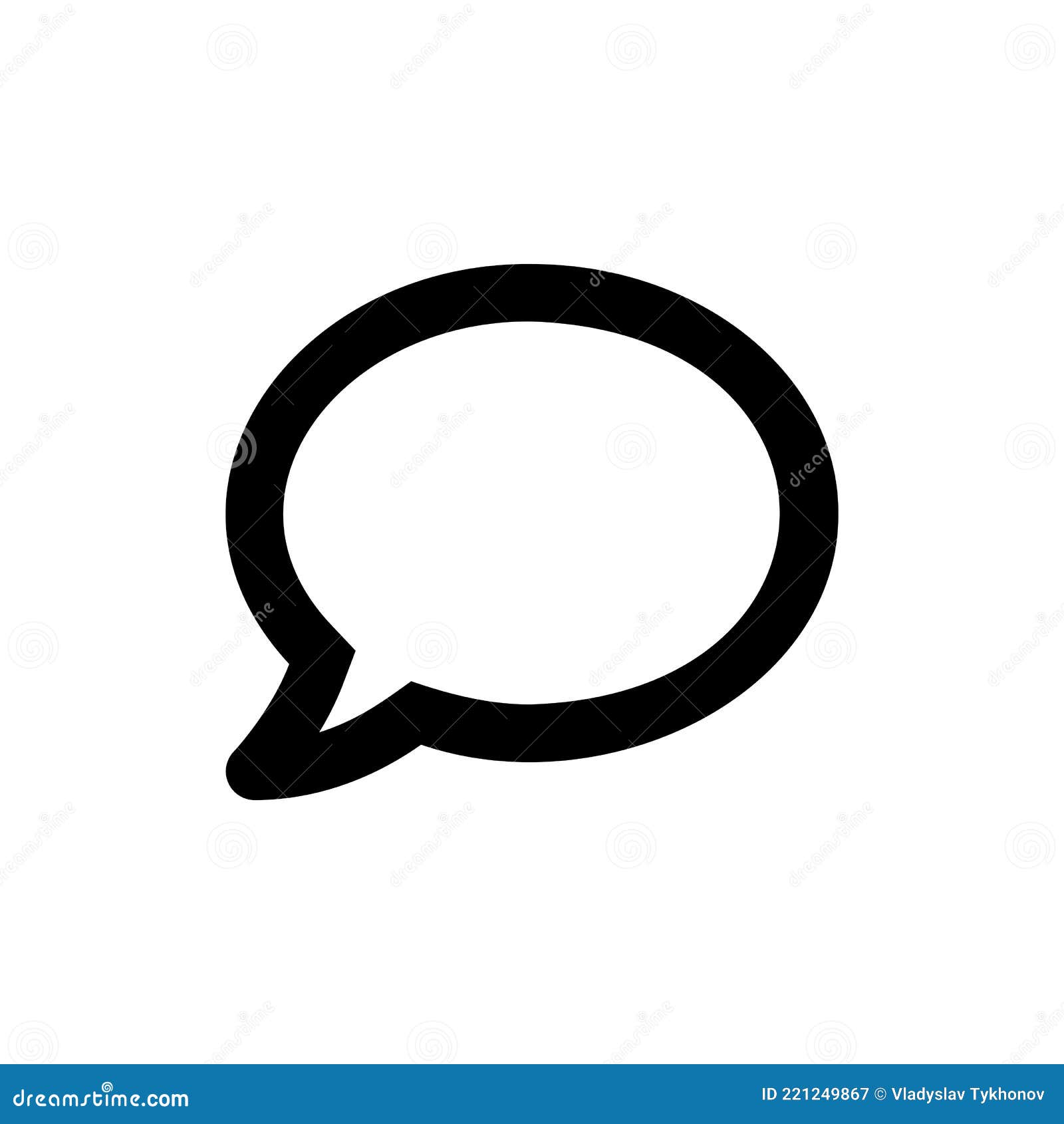 speech bubbles  icon. chat or monolog  .   eps 10