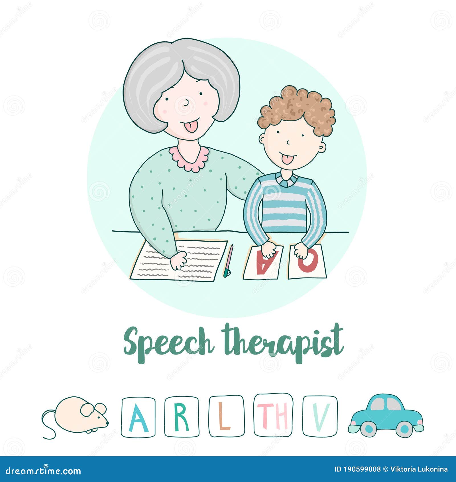 Speech Therapy Concept. Friendly Speech and Articulation Classes Stock Vector - Illustration of drawing, bright: 190599008 Speech Therapy Concept. Friendly Speech and Articulation Classes Stock Vector - Illustration of drawing, bright: 190599008