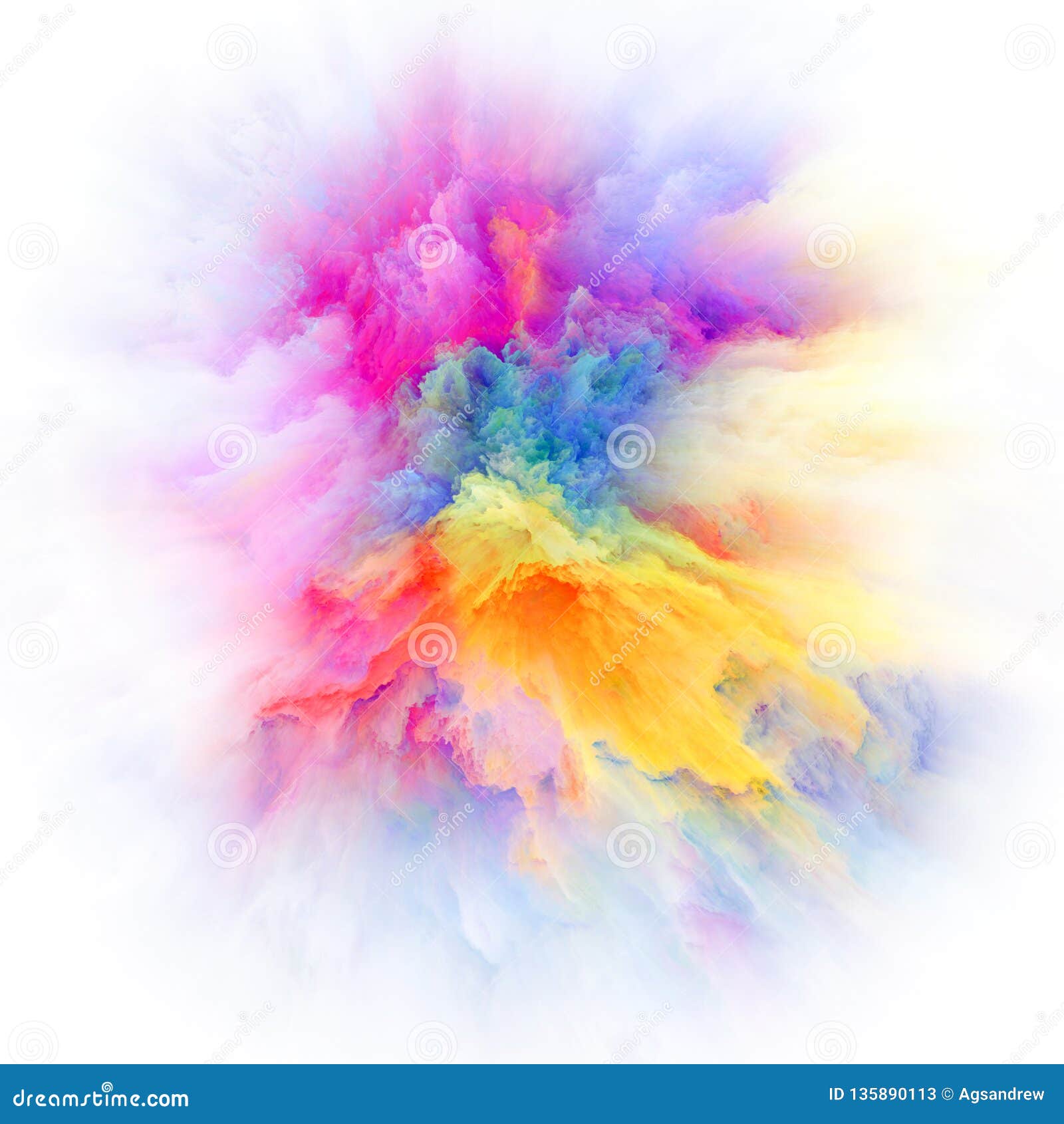 Speed of Colorful Paint Splash Explosion Stock Illustration - Illustration  of smoke, design: 135890113